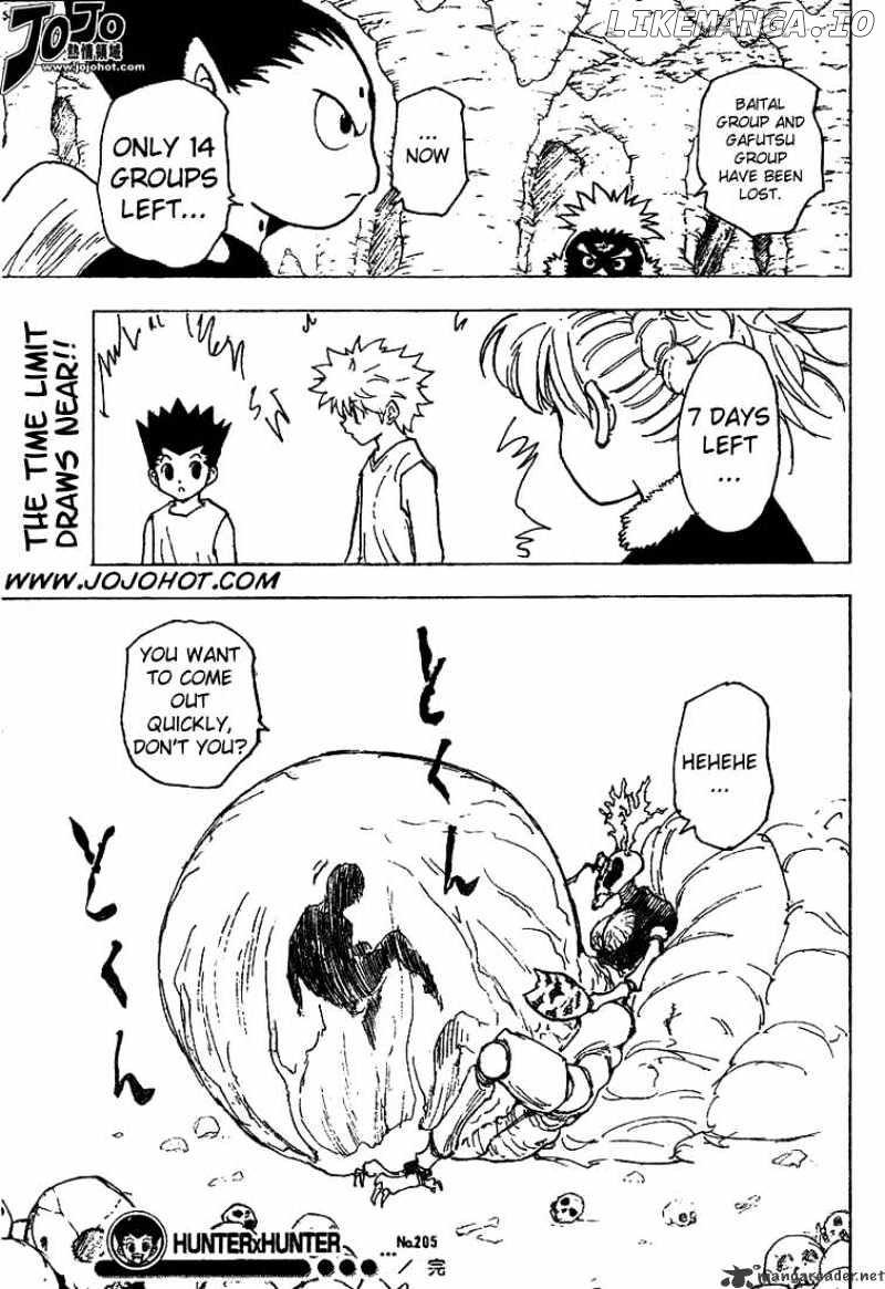 Hunter x Hunter, Chapter 205 image 16